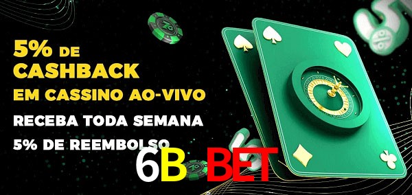 Promoções do cassino ao Vivo 6B Bet